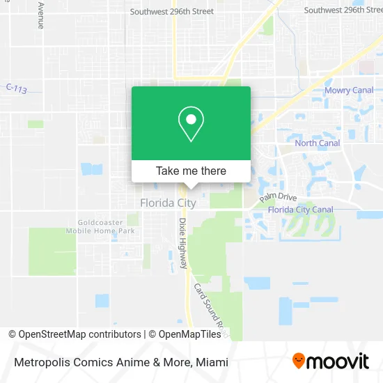 Metropolis Comics Anime & More map