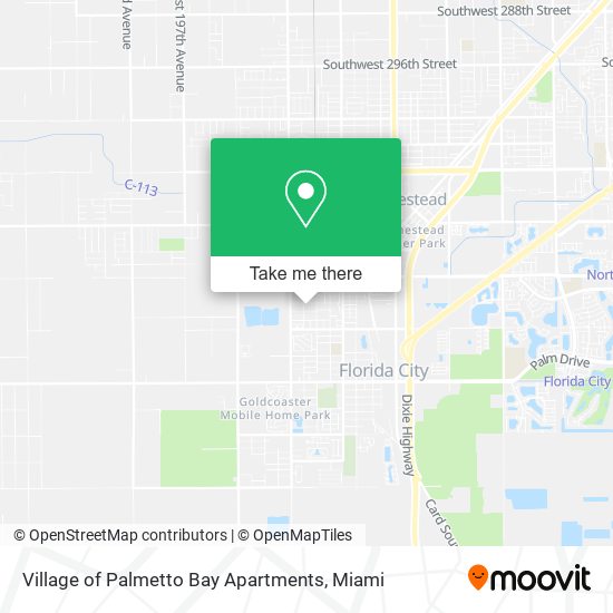 Village of Palmetto Bay Apartments map