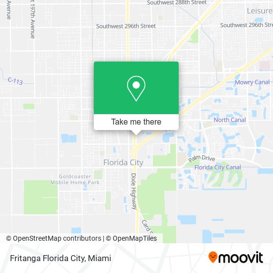 Mapa de Fritanga Florida City