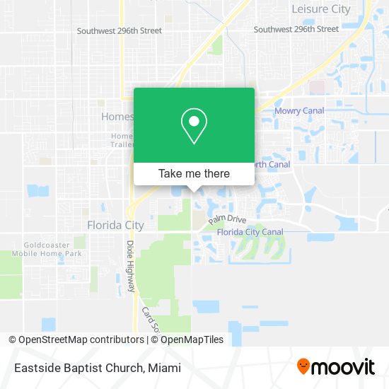 Eastside Baptist Church map