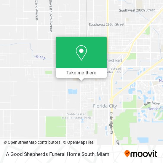 A Good Shepherds Funeral Home South map