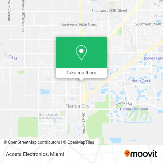 Acosta Electronics map