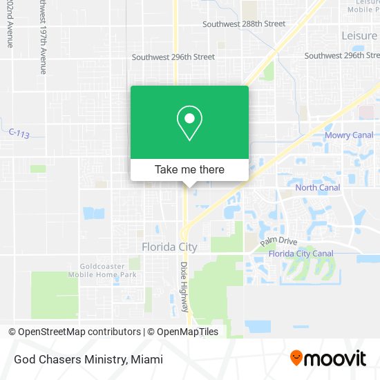 God Chasers Ministry map