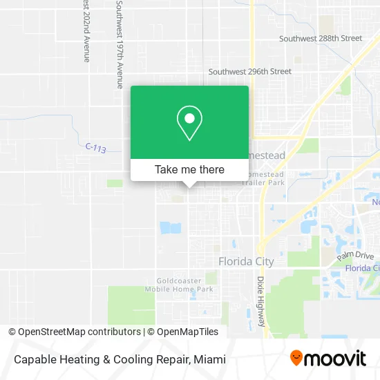 Capable Heating & Cooling Repair map