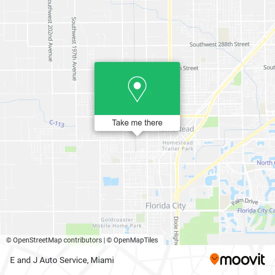 E and J Auto Service map