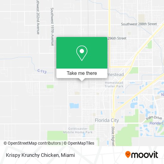 Krispy Krunchy Chicken map