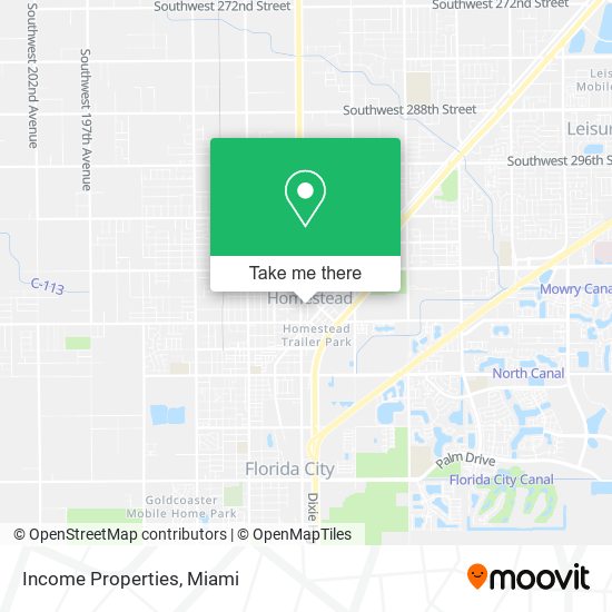 Income Properties map