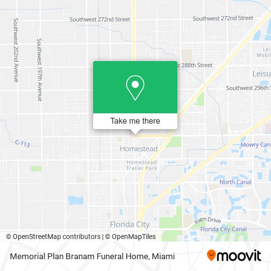 Memorial Plan Branam Funeral Home map