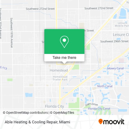 Mapa de Able Heating & Cooling Repair
