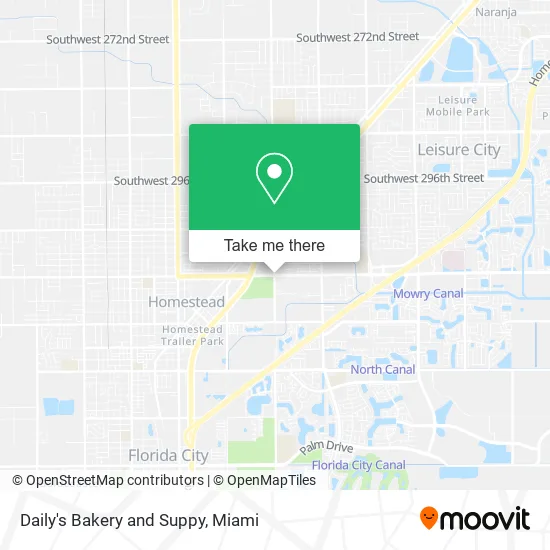 Daily's Bakery and Suppy map