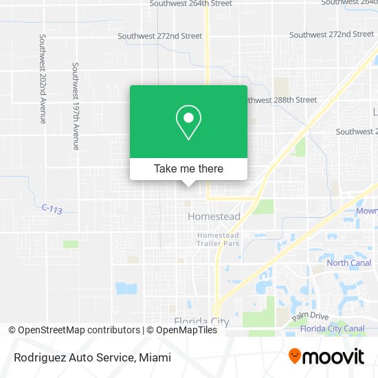 Rodriguez Auto Service map