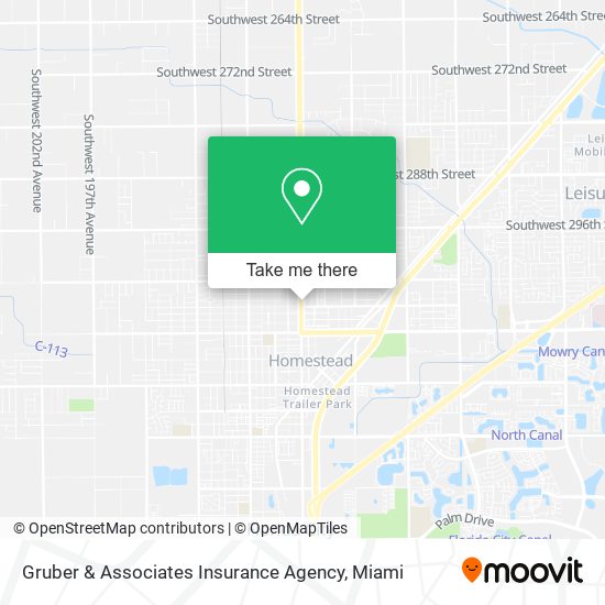 Mapa de Gruber & Associates Insurance Agency