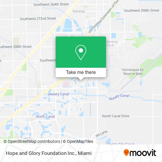 Mapa de Hope and Glory Foundation Inc.