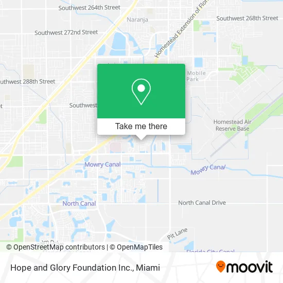 Hope and Glory Foundation Inc. map