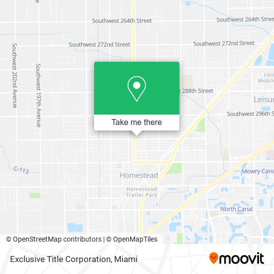 Exclusive Title Corporation map