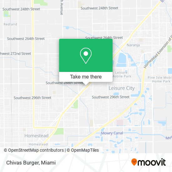 Chivas Burger map