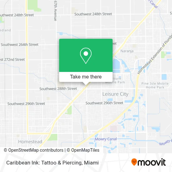 Caribbean Ink: Tattoo & Piercing map