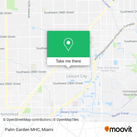Mapa de Palm Garden MHC