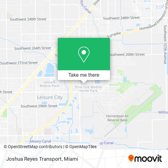 Joshua Reyes Transport map