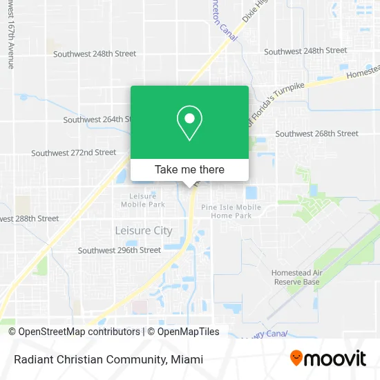 Radiant Christian Community map