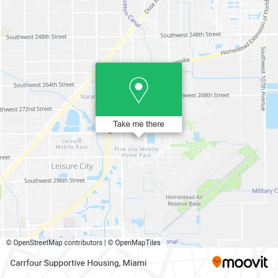 Carrfour Supportive Housing map