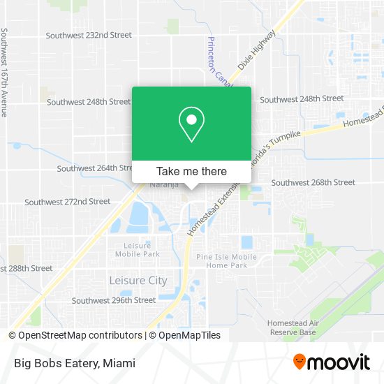 Mapa de Big Bobs Eatery