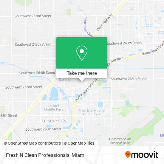 Fresh N Clean Professionals map