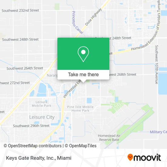 Keys Gate Realty, Inc. map