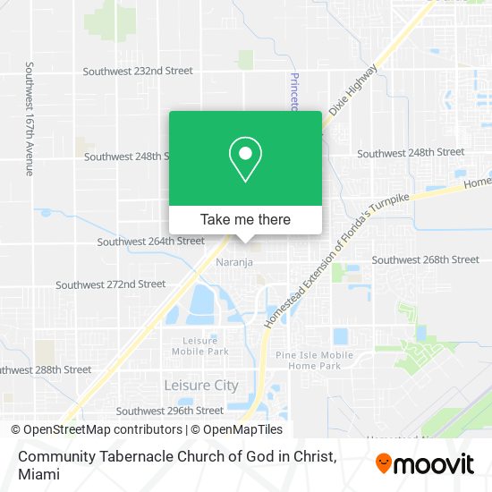 Mapa de Community Tabernacle Church of God in Christ