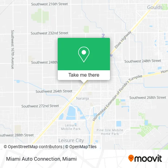 Miami Auto Connection map