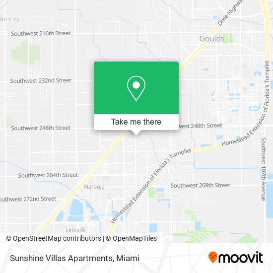 Mapa de Sunshine Villas Apartments