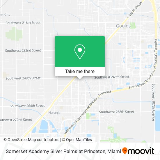 Somerset Academy Silver Palms at Princeton map