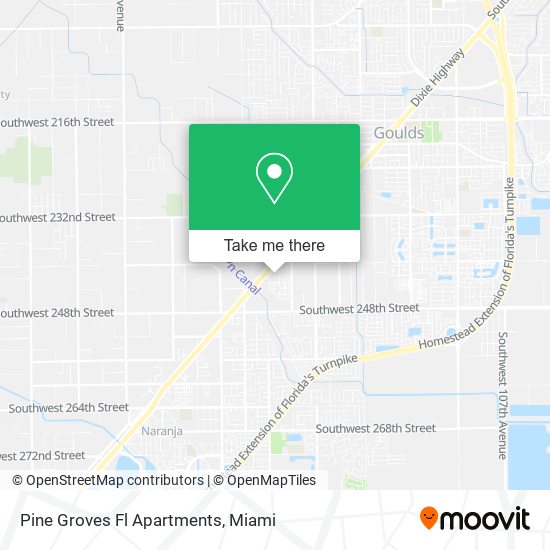 Pine Groves Fl Apartments map