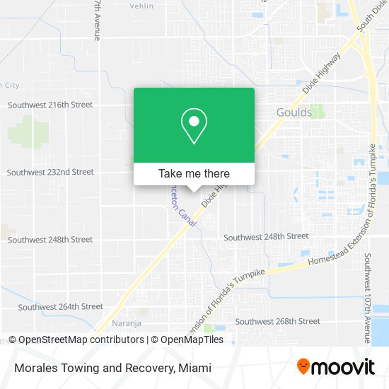 Morales Towing and Recovery map