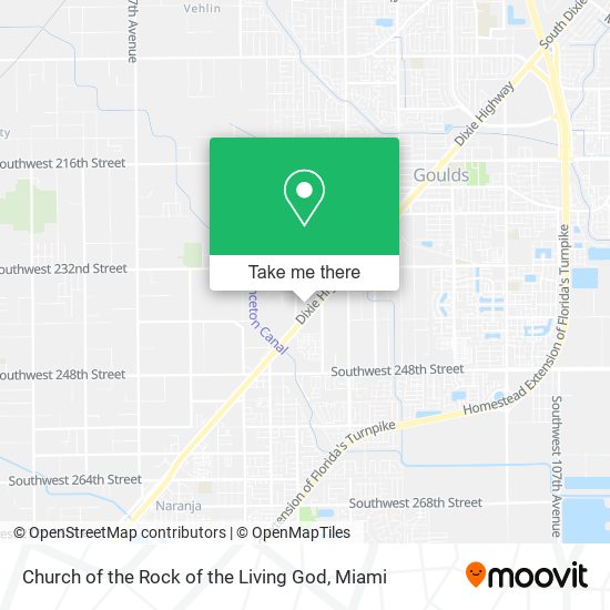 Mapa de Church of the Rock of the Living God