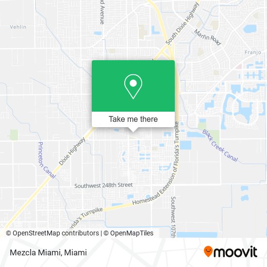 Mezcla Miami map