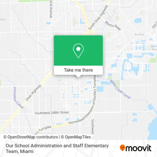 Our School Administration and Staff Elementary Team map