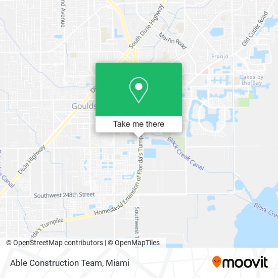 Able Construction Team map