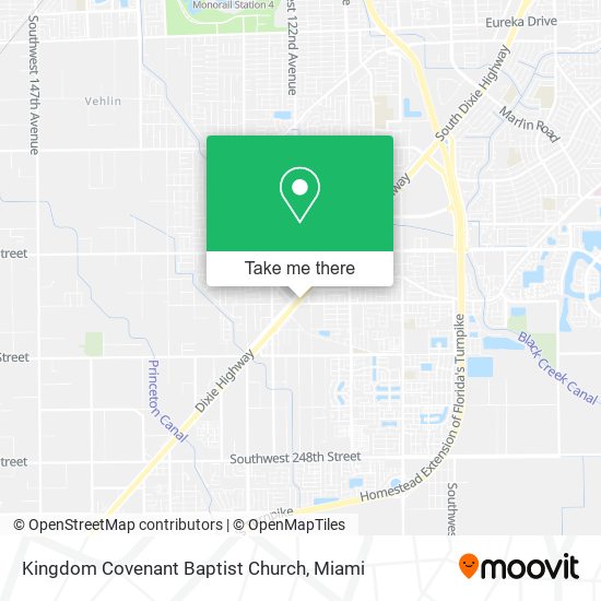 Kingdom Covenant Baptist Church map