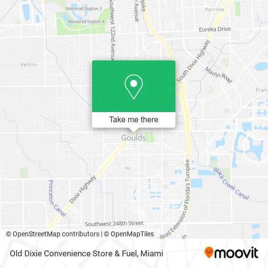 Old Dixie Convenience Store & Fuel map