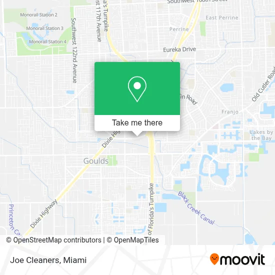 Joe Cleaners map