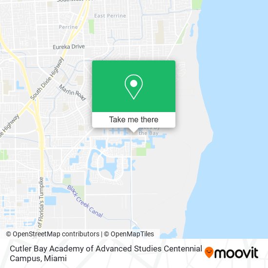 Cutler Bay Academy of Advanced Studies Centennial Campus map
