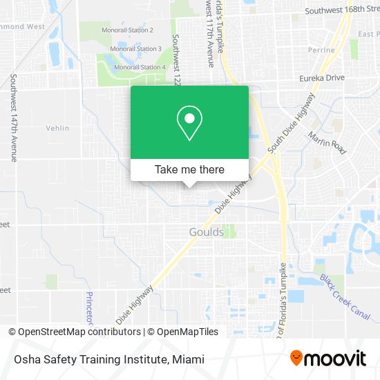 Mapa de Osha Safety Training Institute