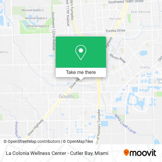 La Colonia Wellness Center - Cutler Bay map