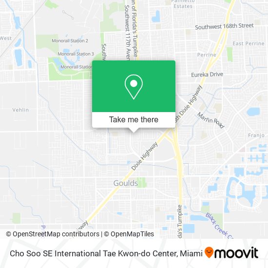 Mapa de Cho Soo SE International Tae Kwon-do Center