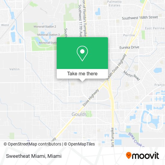 Sweetheat Miami map