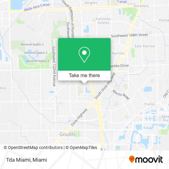 Tda Miami map