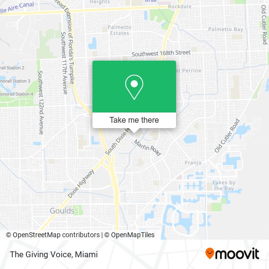 The Giving Voice map