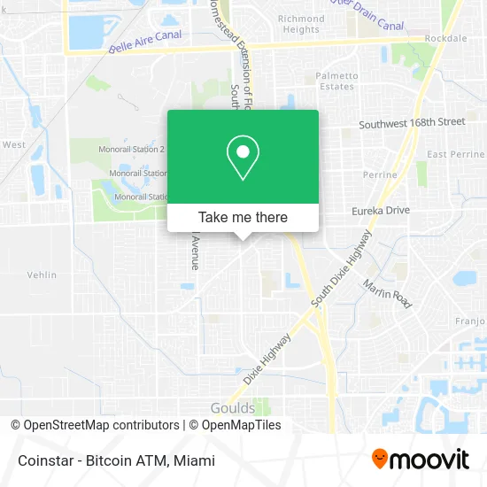 Coinstar - Bitcoin ATM map