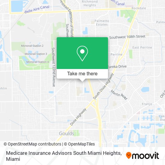Mapa de Medicare Insurance Advisors South Miami Heights